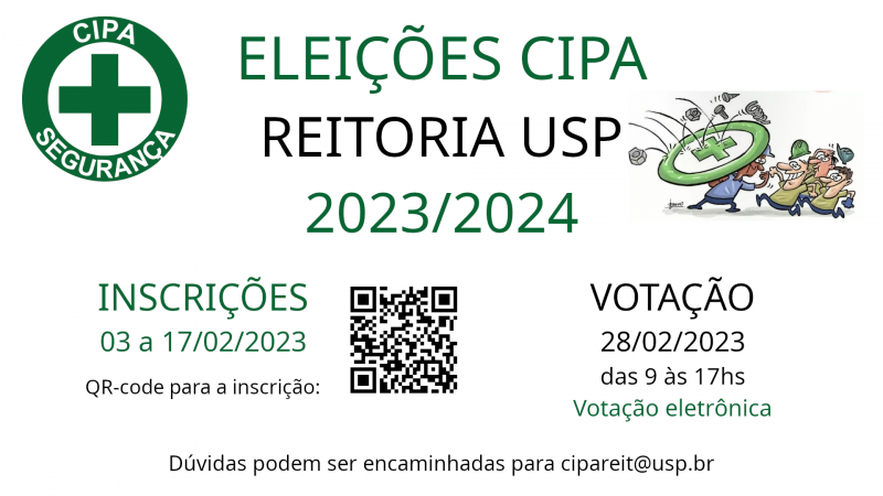 Eleição da CIPA Reitoria 2023 2024 CIPA Reitoria