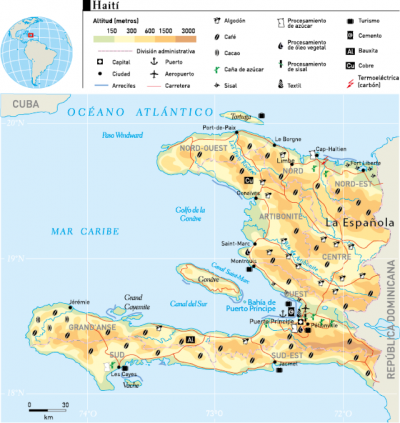 Haiti Mapa Portal Contempor Neo Da Am Rica Latina E Caribe