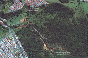 Vista Panorâmica da Área das Nascentes (Google Earth)