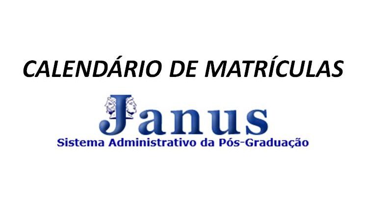 Leia mais sobre o artigo Calendário de Matrículas Janus – 2º sem/2025