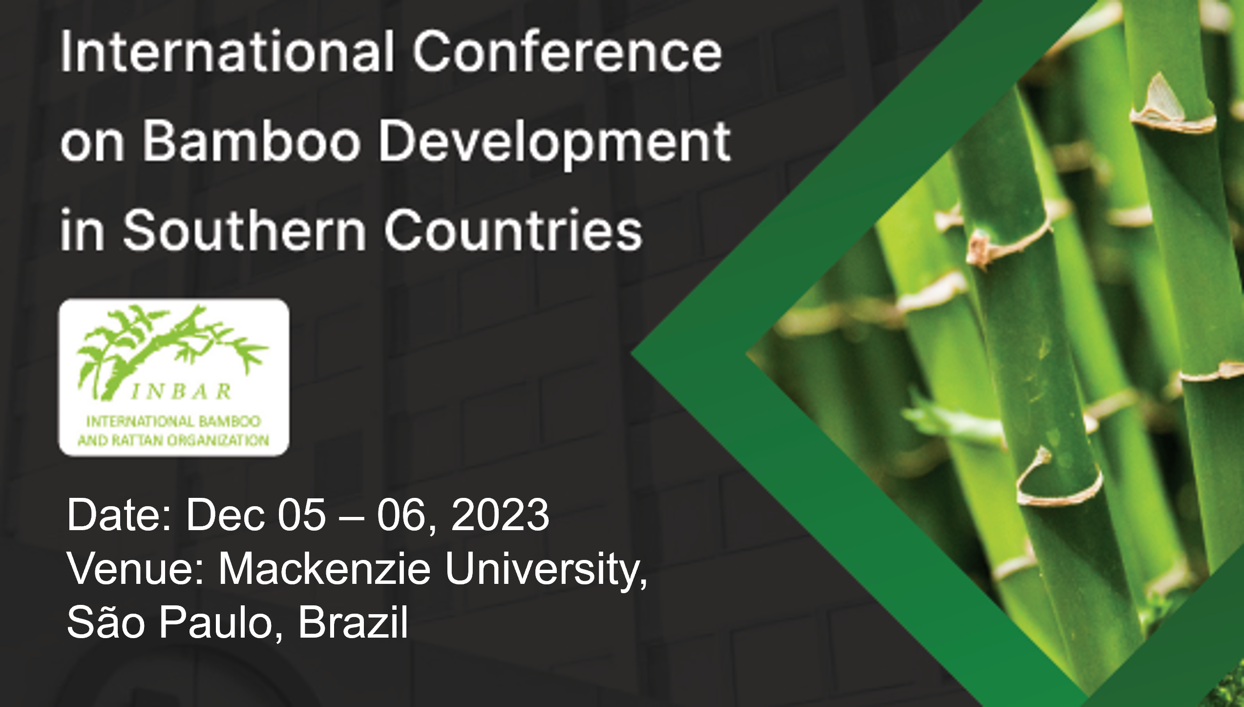 International Conference on Bamboo Development in Southern Countries