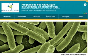 Figura 2. Programa de pós-graduação Interunidades em Biotecnologia.