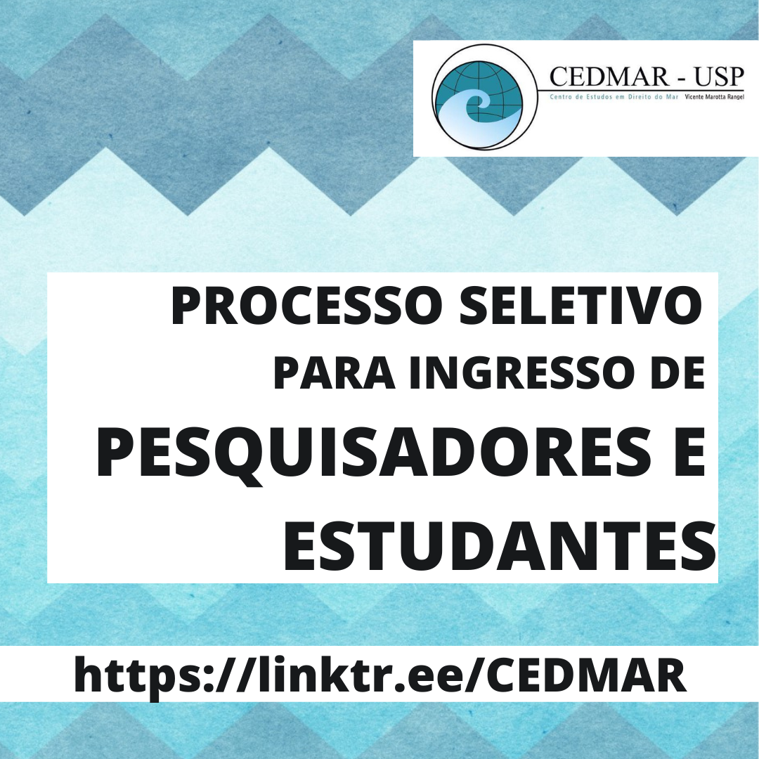 Leia mais sobre o artigo Processo Seletivo 2021 para ingresso de Estudantes e Pesquisadores no CEDMAR/USP