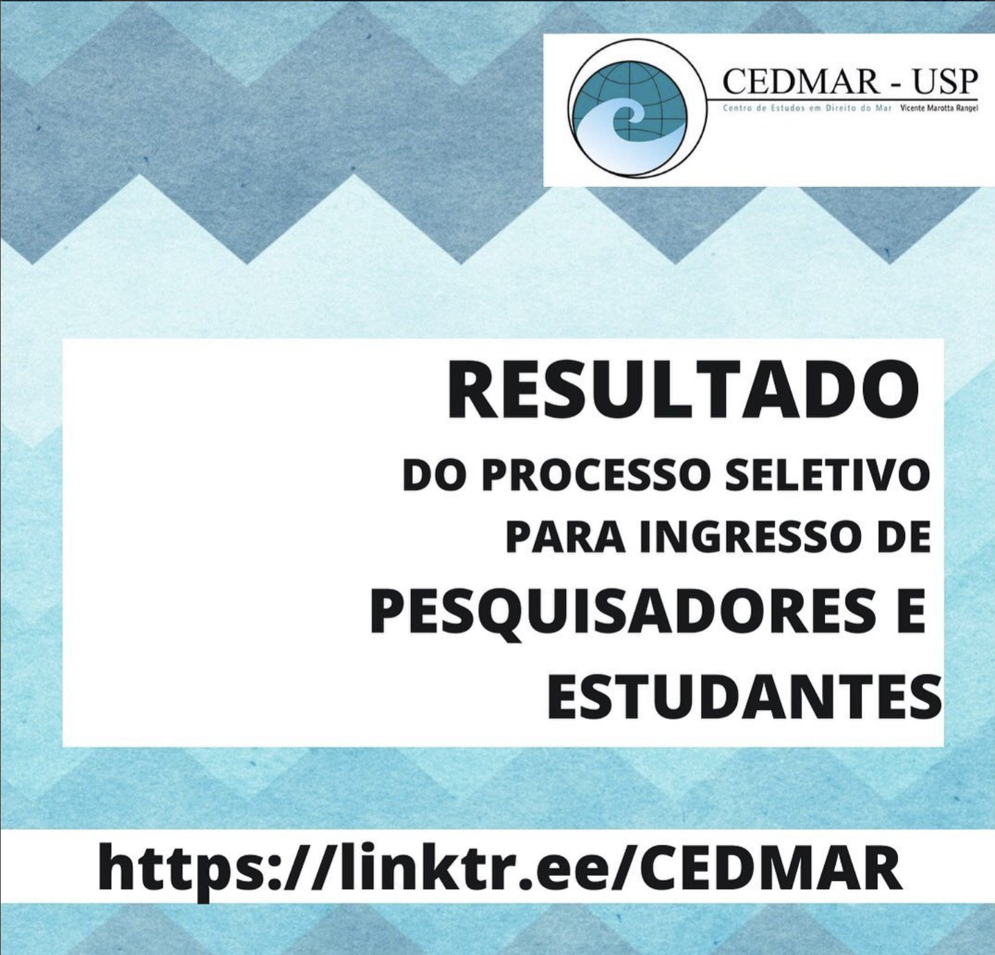 Leia mais sobre o artigo CEDMAR/USP divulga a lista dos candidatos aprovados no Processo Seletivo 2021