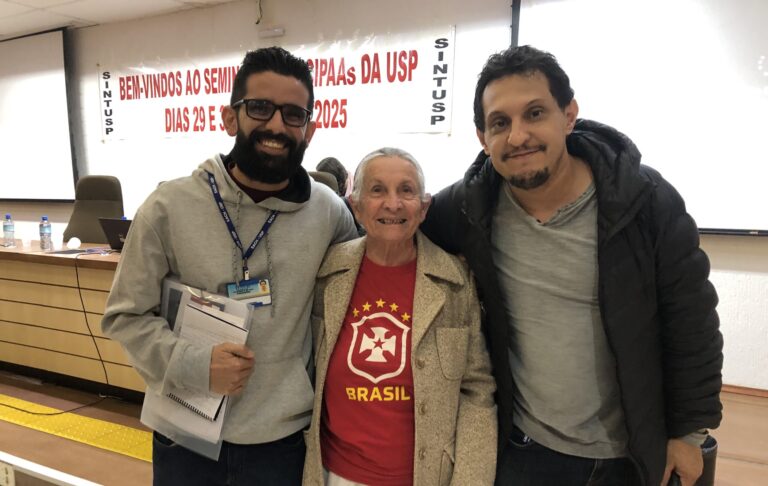 Leia mais sobre o artigo Representantes da CIPA da EACH participam do Seminário das CIPAA’s promovido pelo Sintusp