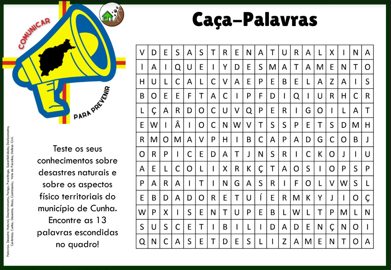 Jogo de Caça-Palavras – Central de Suporte