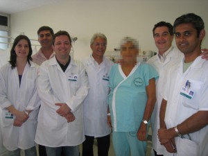Fig. 5 - Equipe Cirúrgica que participou do 100º Transplante de Fígado
