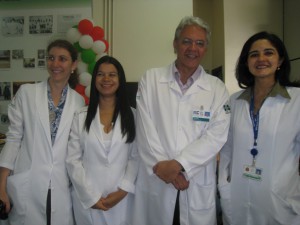 Fig. 8 - Médicas Clínicas do Transplante de Fígado: Andreza, Adriana e Fernanda