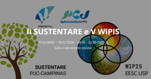 Read more about the article II SUSTENTARE e V WIPIS – Workshop Internacional sobre Sustentabilidade, Indicadores e Gestão de Recursos Hídricos