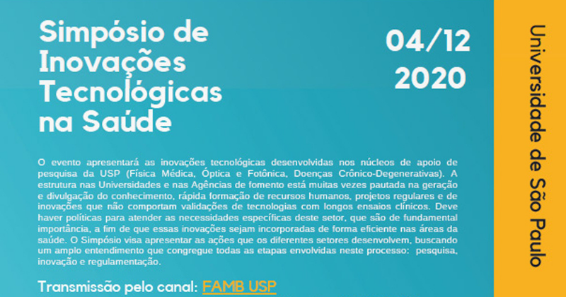 You are currently viewing Simpósio de Inovações Tecnológicas na Saúde