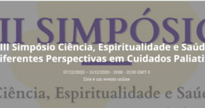 Read more about the article Simpósio on-line aborda as diferentes perspectivas em cuidados paliativos, numa perspectiva multiprofissional