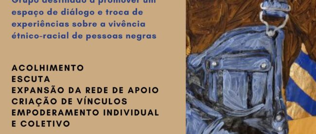 Panfleto de convite para o grupo denominado de 