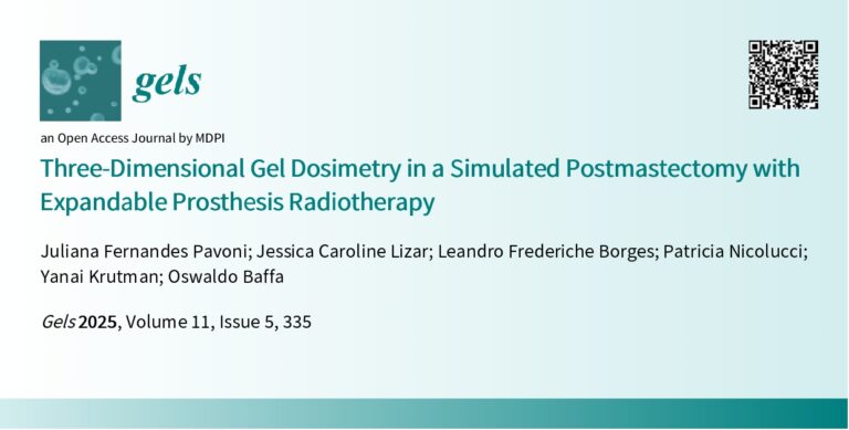 Leia mais sobre o artigo Artigo: Three-Dimensional Gel Dosimetry in a Simulated Postmastectomy with Expandable Prosthesis Radiotherapy