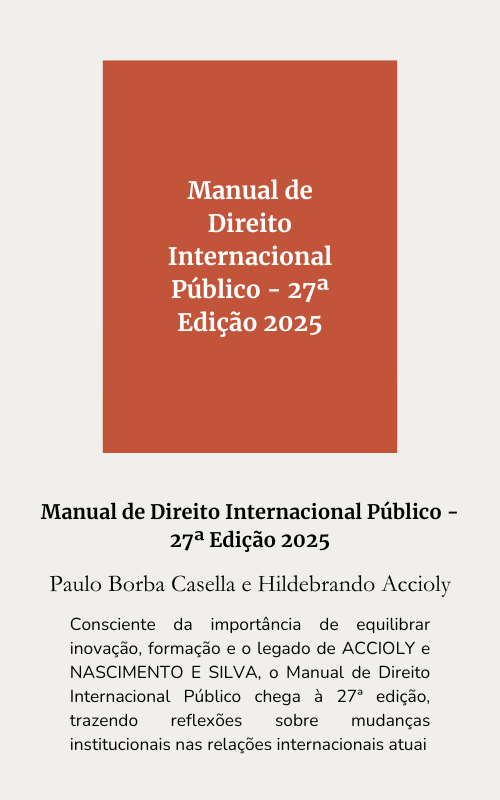 Manual de Direito Internacional Público