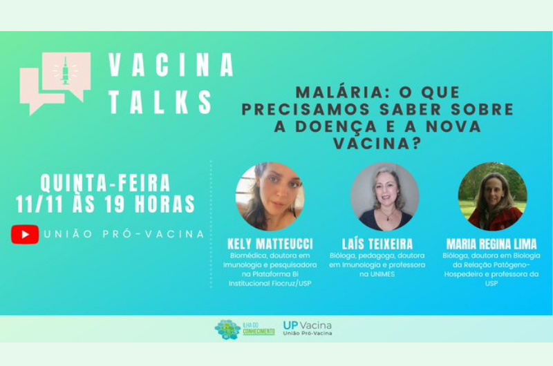 Vacina Talks discute novo imunizante contra malária