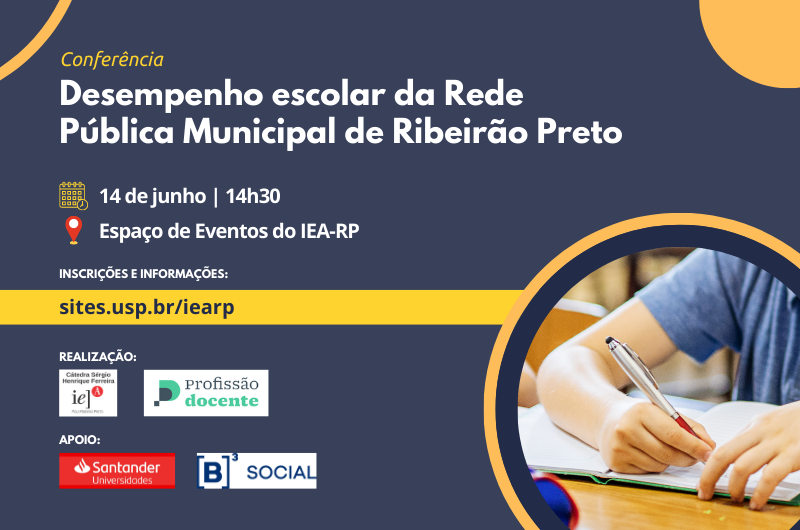 Evento no IEA-RP lança projeto para reduzir desigualdade educacional em Ribeirão Preto