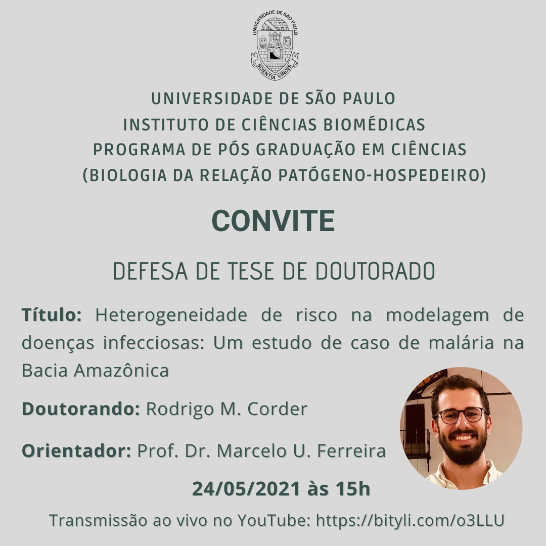 Leia mais sobre o artigo Convite: Defesa de tese de doutorado – Rodrigo M. Corder