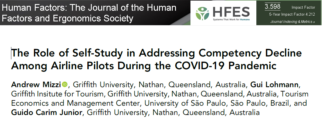Mizzi, Lohmann, & Carim Junior (2022) The Role of Self-Study in Addressing Competency Decline Among Airline Pilots During the COVID-19 Pandemic