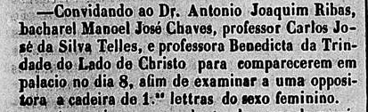 7-Convocação_Examinadora_O governista, 09-04-1851, p.2