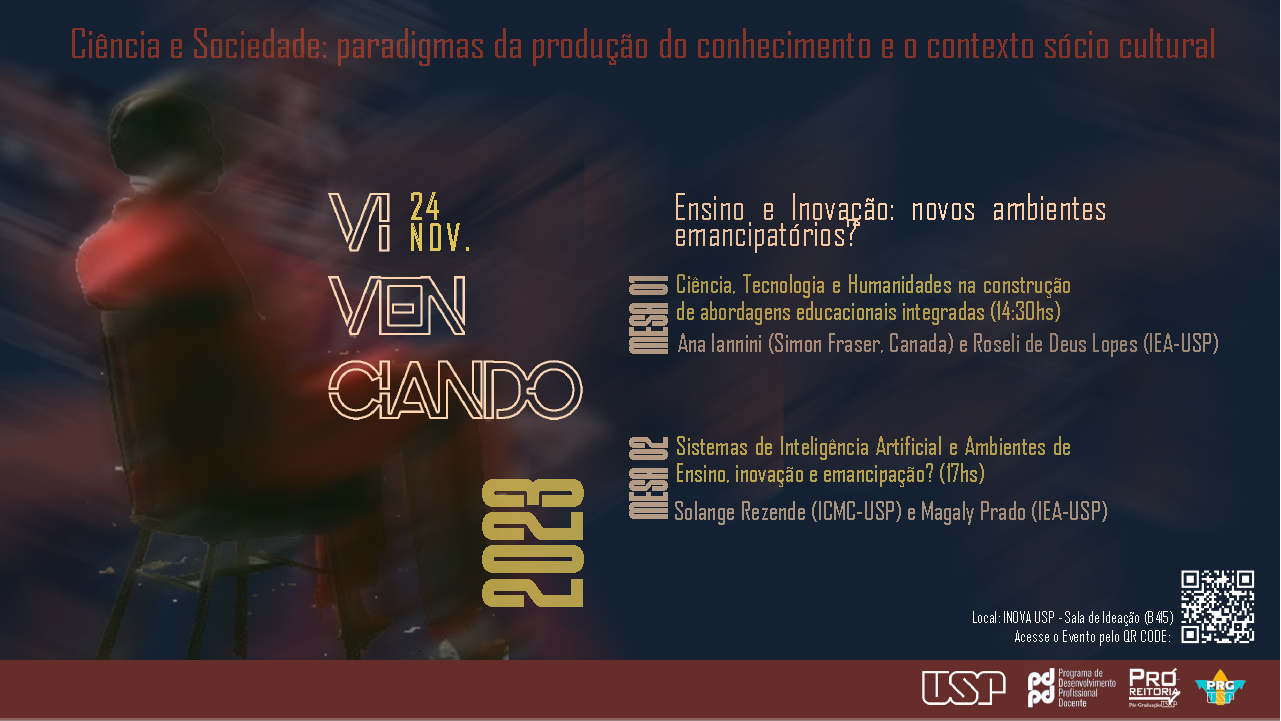 Confira programação completa: Ciência e Sociedade: paradigmas da produção do conhecimento e o contexto sócio cultural’, agora integrado ao Programa de Desenvolvimento Profissional Docente (PDPD)