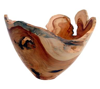 Bowl Borda Irregular, Cipreste, Ø 32 x h 30 cm.